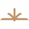 Ekena Millwork Redmond Smooth Timber Gable Bracket, Western Red Cedar, 84"W x 35"H x 1 1/2"D x 5 1/2"F, 10/12 Pitch GBW084X35X0206RED00SWR - alternate 1
